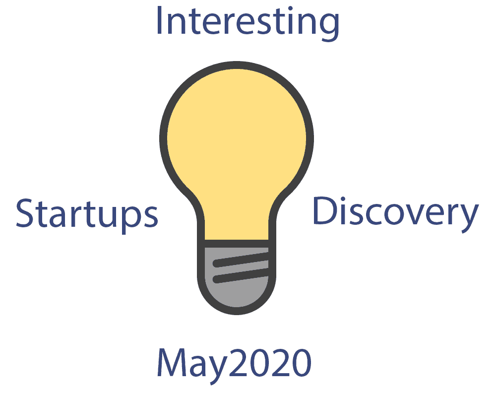 Interesting Startups Discovery May 2020 -Startup News