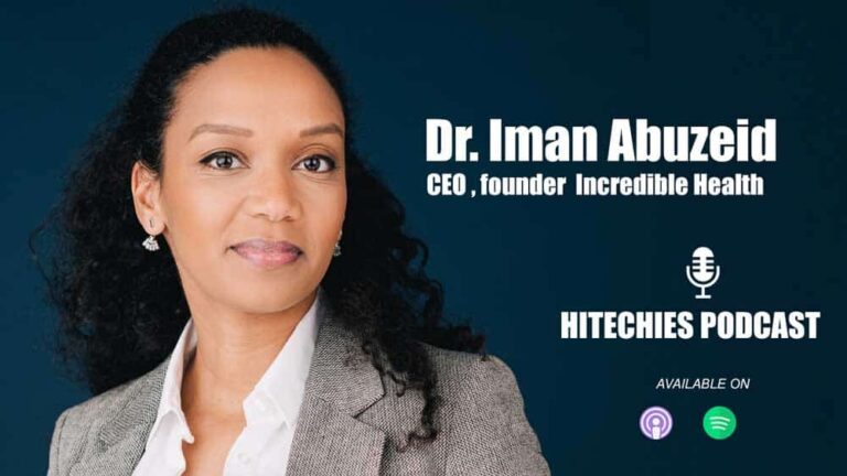 Iman Abuzeid ceo and cofounder at incredible health talks about faster Hiring Solutions To The Nursing Shortage in hitechies podcast.