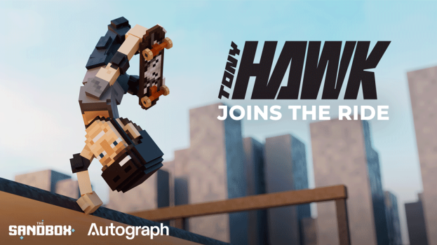 The Sandbox partners with Tony Hawk and Autograph to create the world’s biggest skatepark in the metaverse