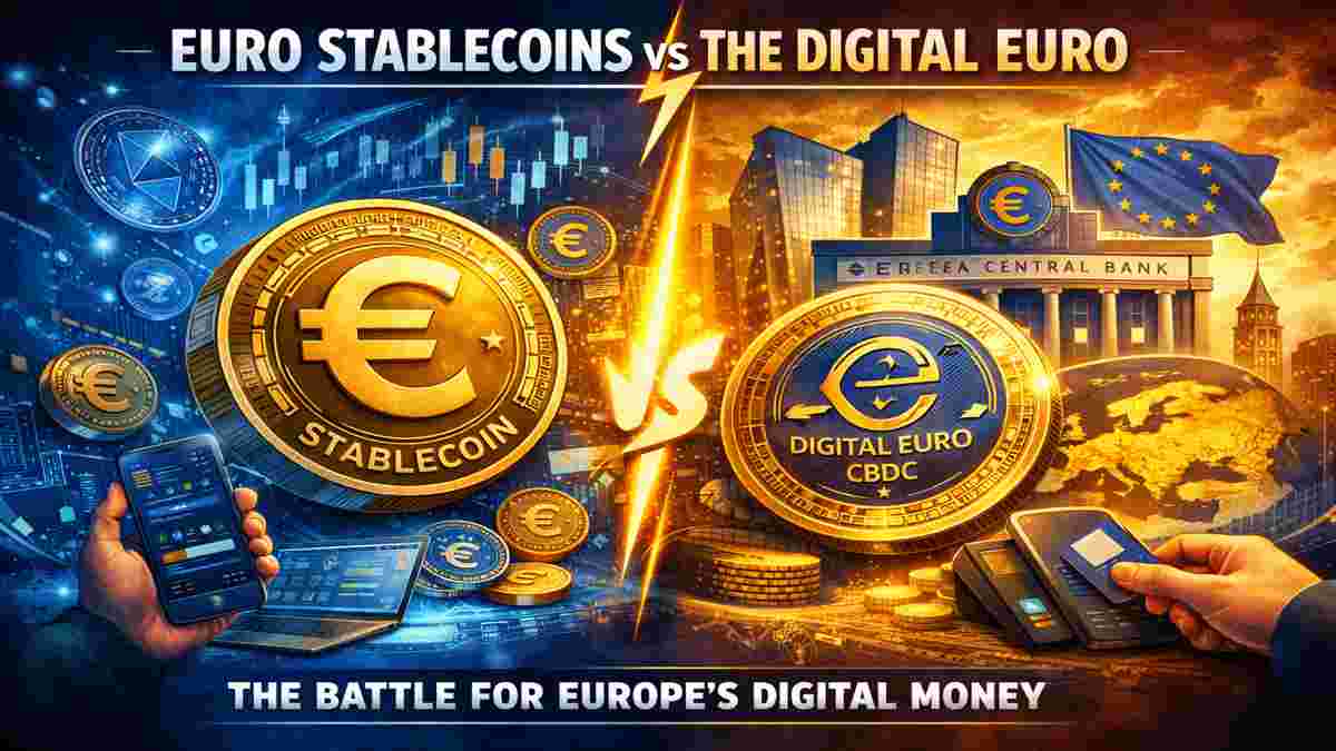 Euro Stablecoins vs the Digital Euro